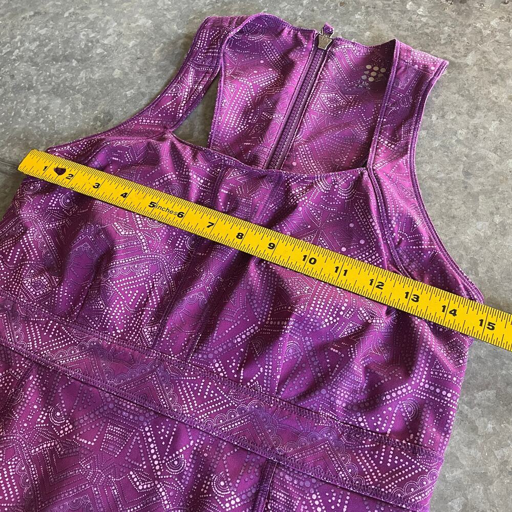Title Nine Magenta Geometric A-Line Dress - Picture 9 of 12